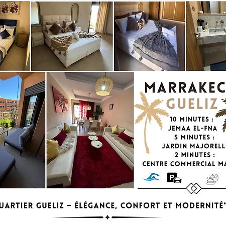 Appartement Neuf Climatise, Centre Marrakech. Marrakesh Esterno foto